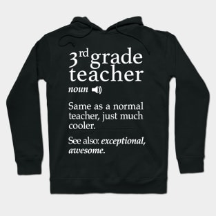 3Rd Grade Teacher Shirts Funny Third Grade Teachers Gifts Hoodie